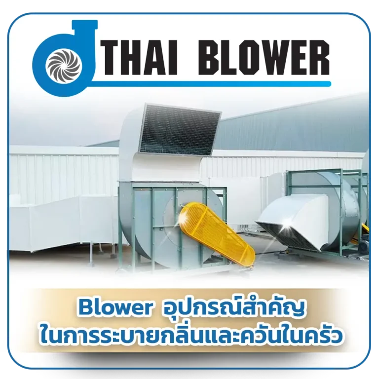 Blower (โบลเวอร์): อุปกรณ์สำคัญในการระบายกลิ่นและควันในครัว