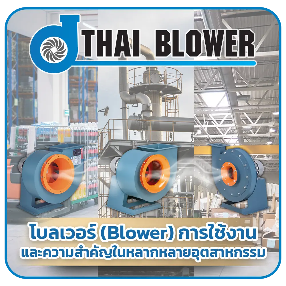 โบลเวอร์ (Blower) การใช้งานและความสำคัญในหลากหลายอุตสาหกรรม